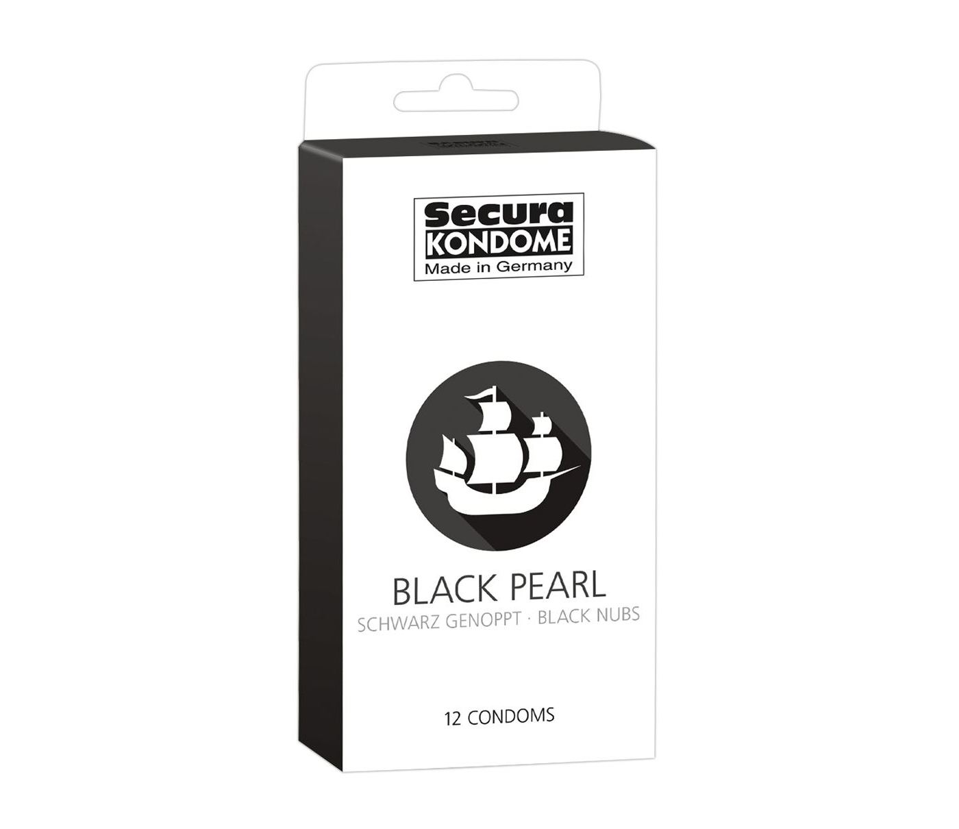 Balení kondomů značky Secura - Black Pearl