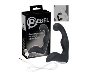 Flexibilní vibrátor prostaty REBEL pro náročné muže