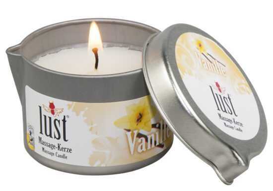 Lust masážní svíčka Vanilka 50ml