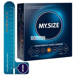 MY SIZE kondomy - 57 mm (3 ks)