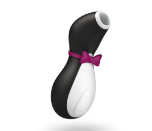 Nabíjecí vodotěsný stimulátor klitorisu Satisfyer Pro Penguin Next. Jemně saje Váš klitoris