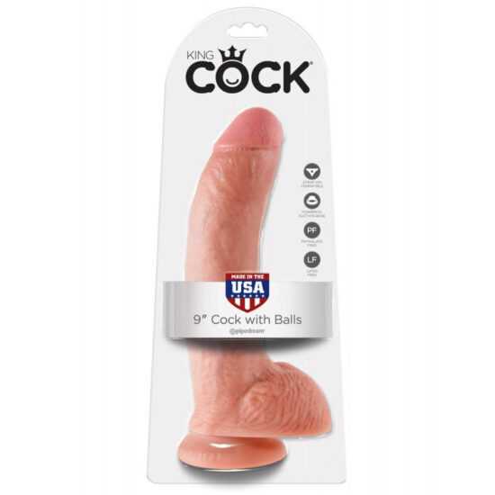 Pipedream King Cock 9” Big Dildo with balls