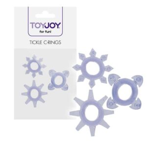 ToyJoy Tickle C-Rings sada 3 erekční kroužky