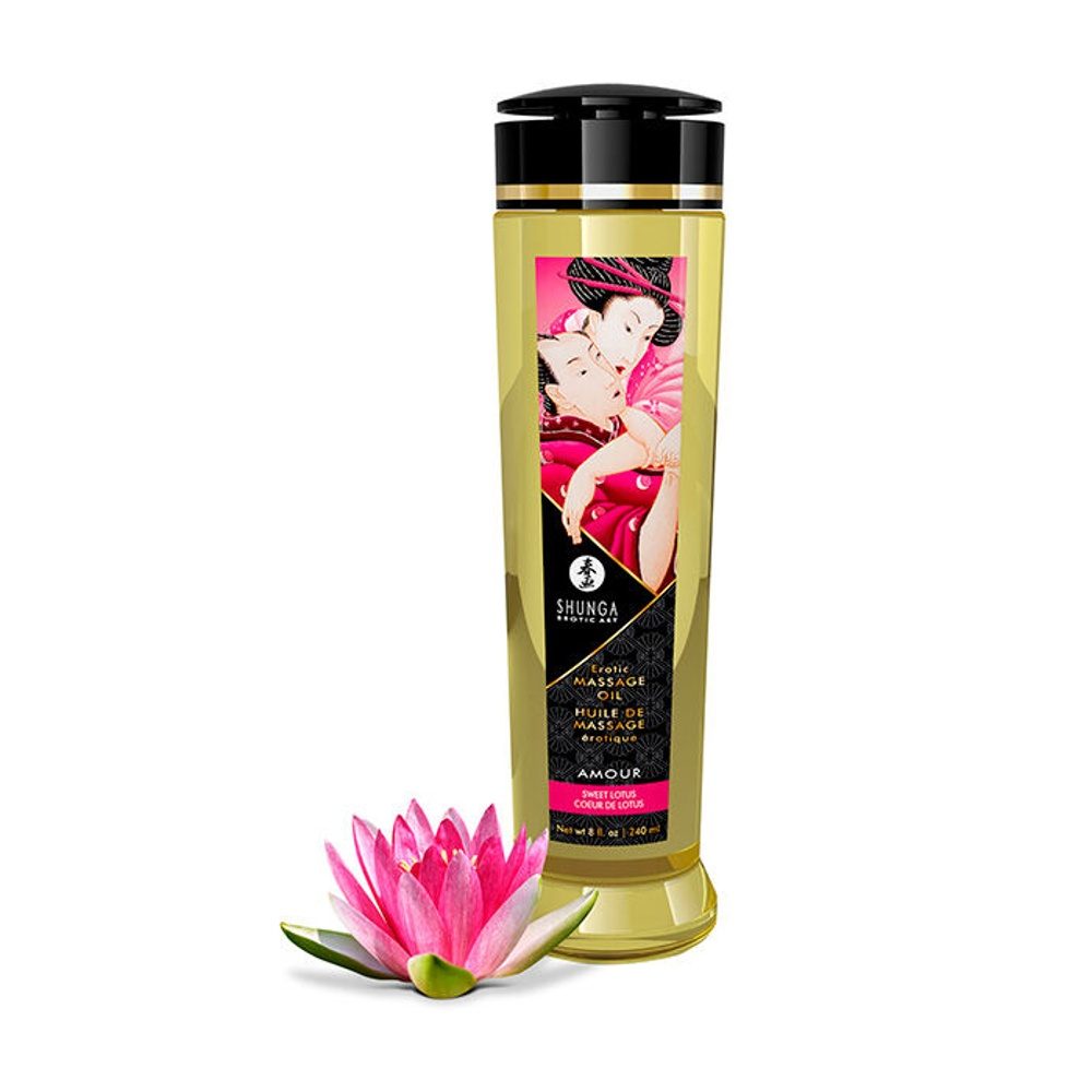 Shunga Erotic Massage Oil Amour Sweet Lotus 240ml